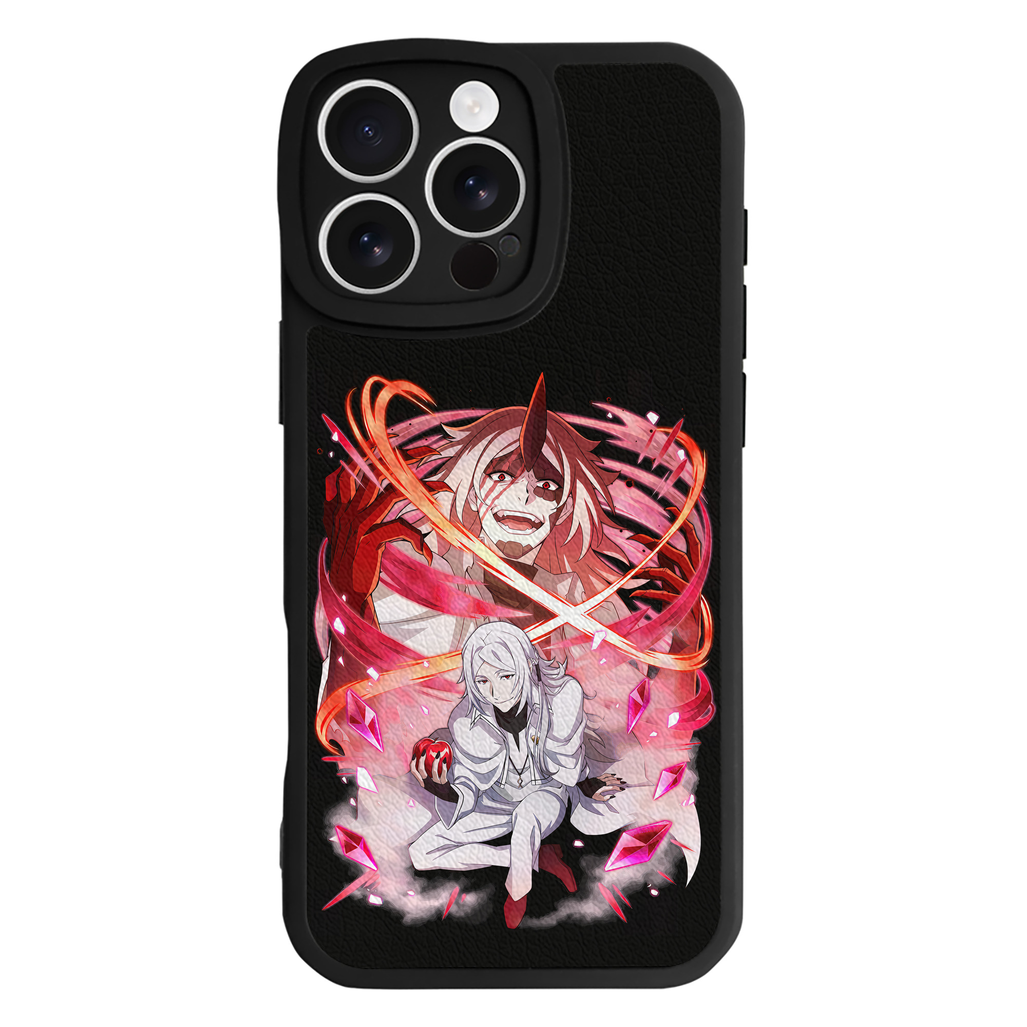 （画像用） 文豪ストレイドッグス Bungo Stray Dogs 【iPhone 16シリーズ対応】シリコンスマホケース（レザー調） 材質：シリコン